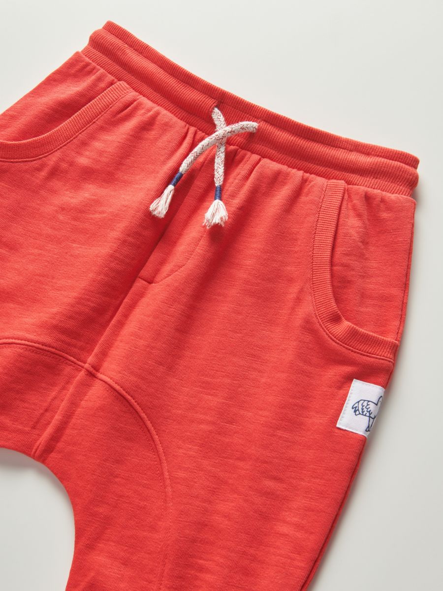 Sweatpants with patch - red - RESERVED - 3