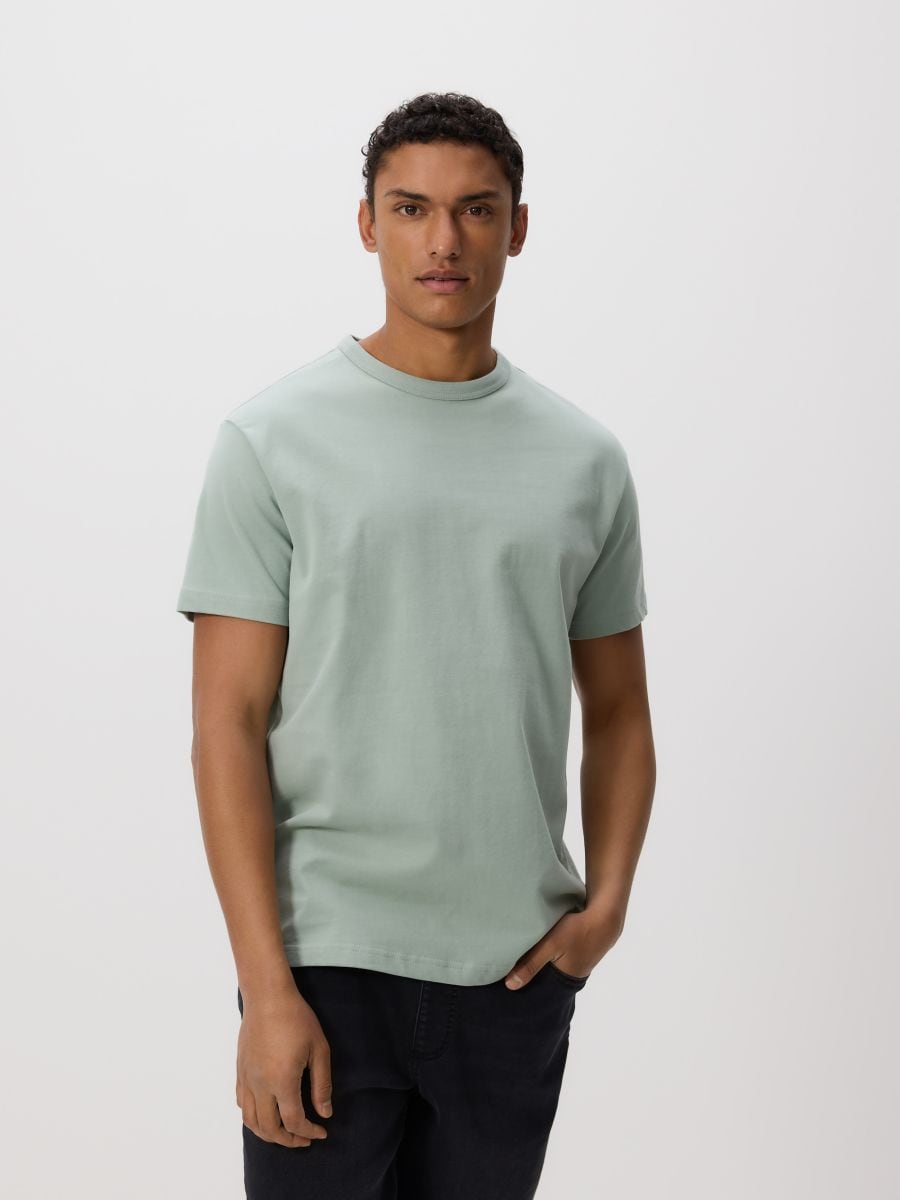 T-Shirt im Comfort-Fit - hellgrün - RESERVED