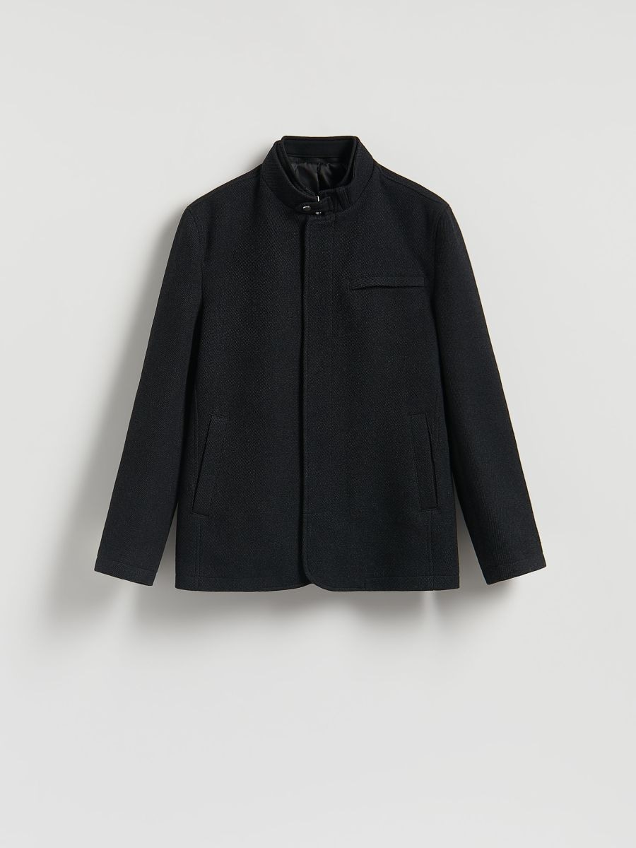 Regular fit blazer - black - RESERVED