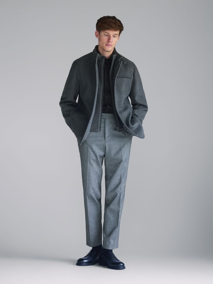 Marynarka regular fit - ciemnoszary - RESERVED