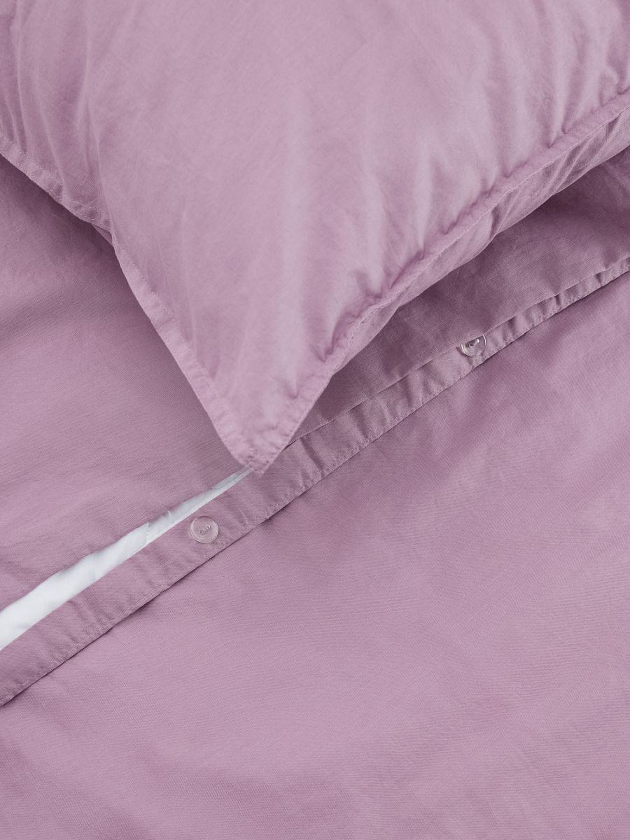 Set lenjerie de pat din bumbac - violet - RESERVED