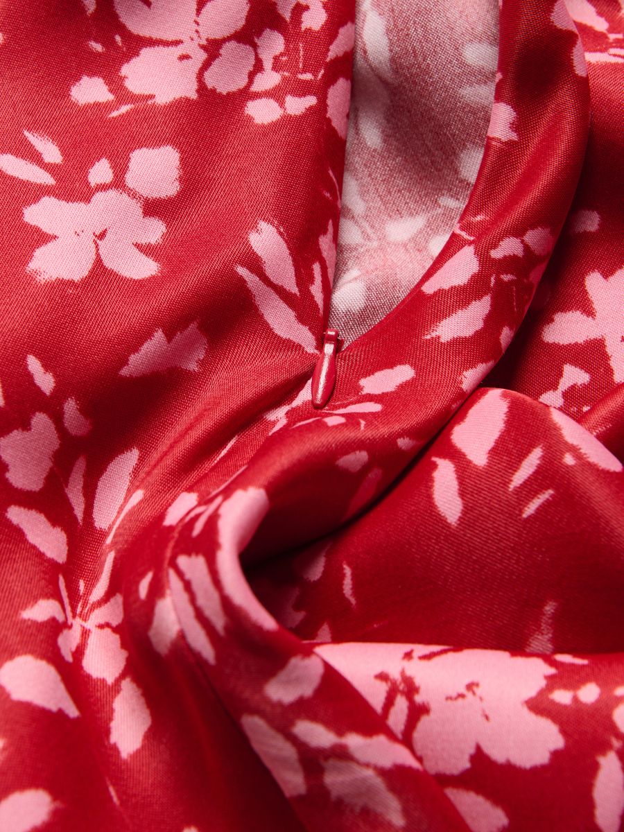 Robe en viscose à motif - Multicolore - RESERVED - 3