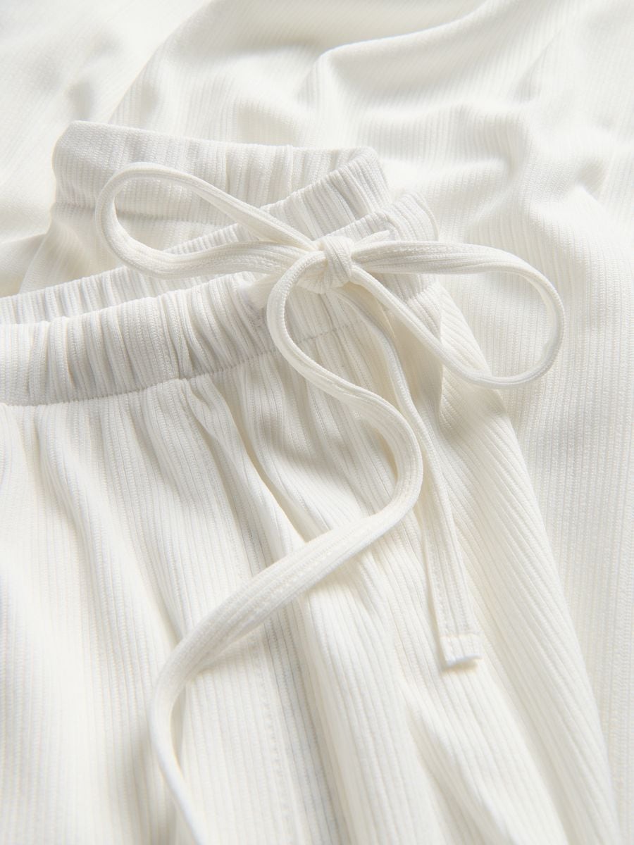 LADIES` TROUSERS - white - RESERVED - 7