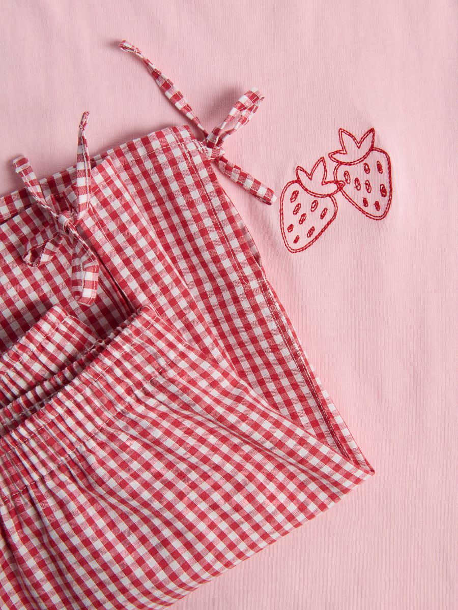 Two piece pyjama set - red - RESERVED - 5