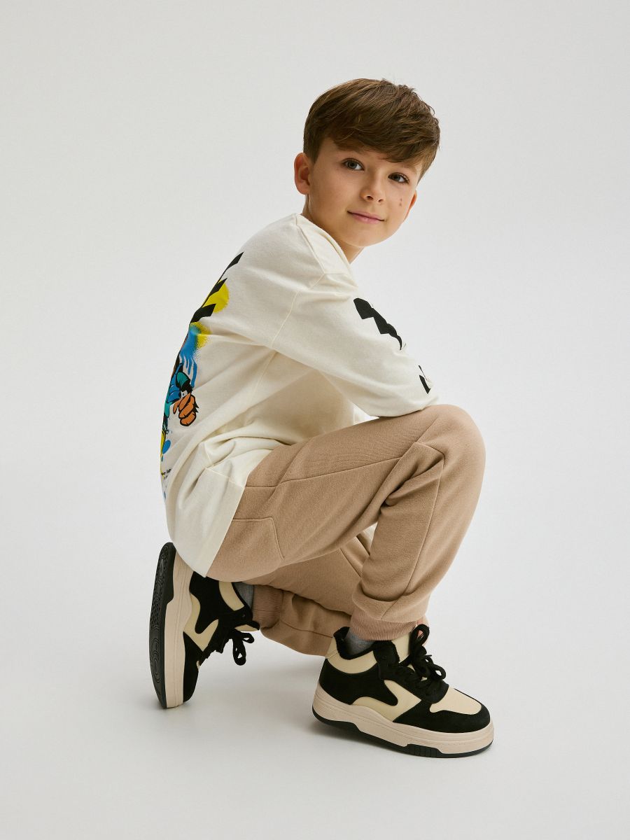 Jogger sweatpants - beige - RESERVED - 7