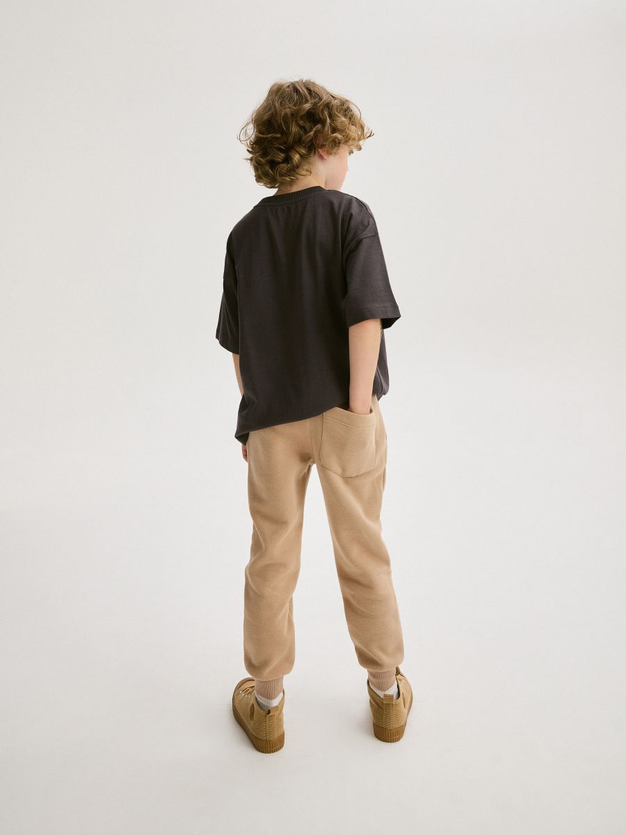Jogger sweatpants - beige - RESERVED - 3