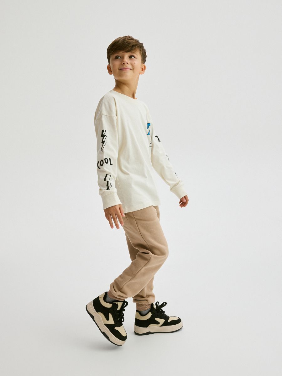 Jogger sweatpants - beige - RESERVED - 9