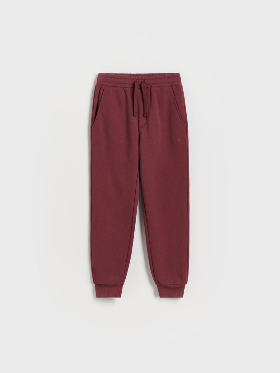 Jogger sweatpants - maroon - RESERVED