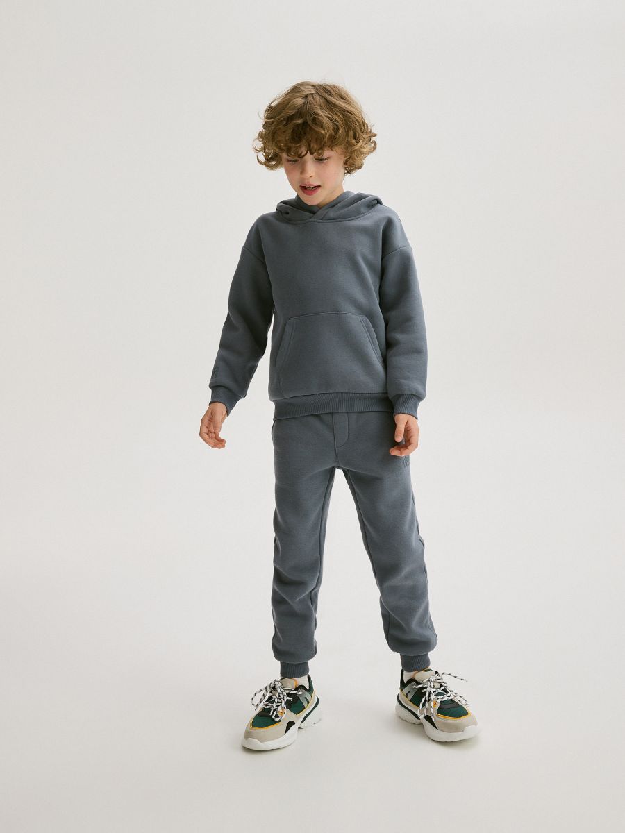 Jogger sweatpants - steel blue - RESERVED - 4