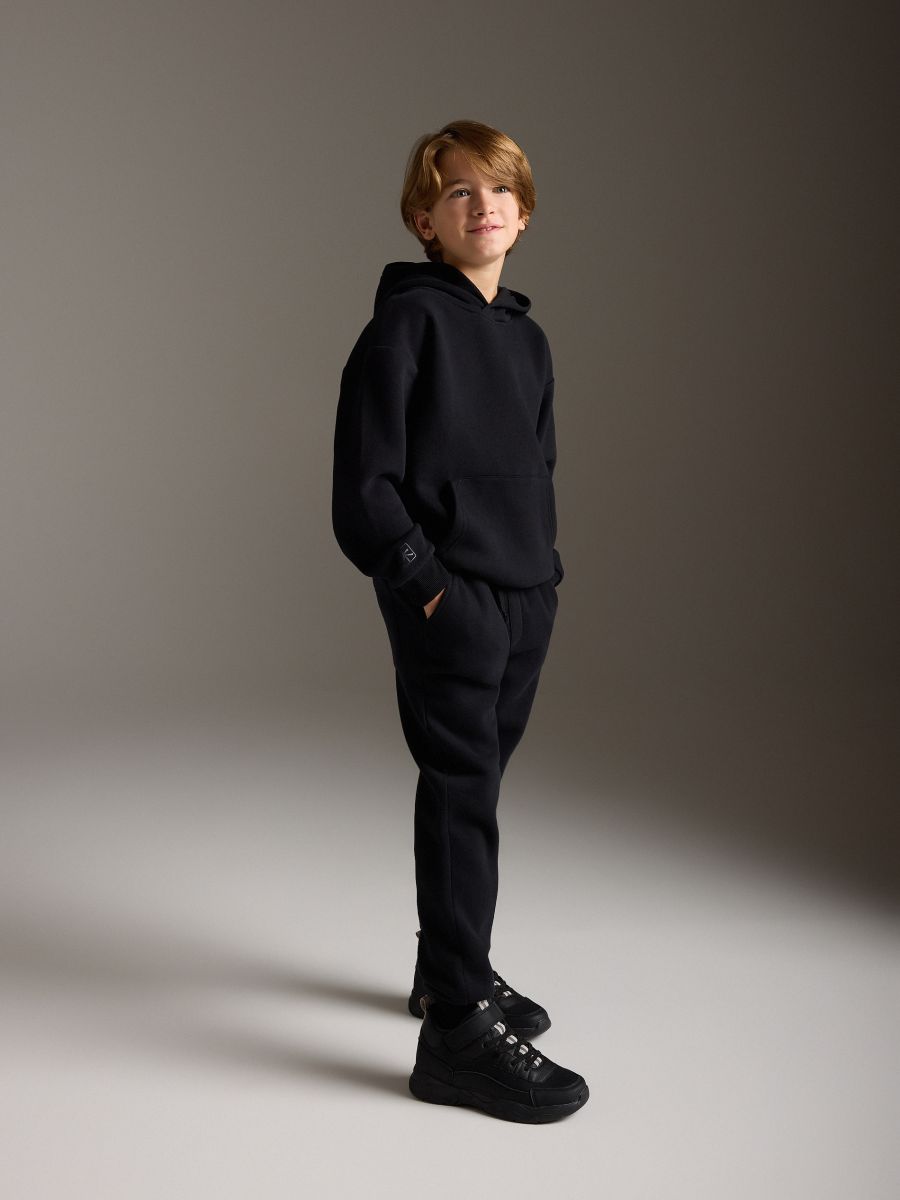 Dresowe spodnie jogger - czarny - RESERVED - 6