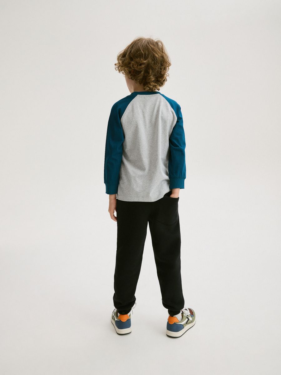 Dresowe spodnie jogger - czarny - RESERVED - 3