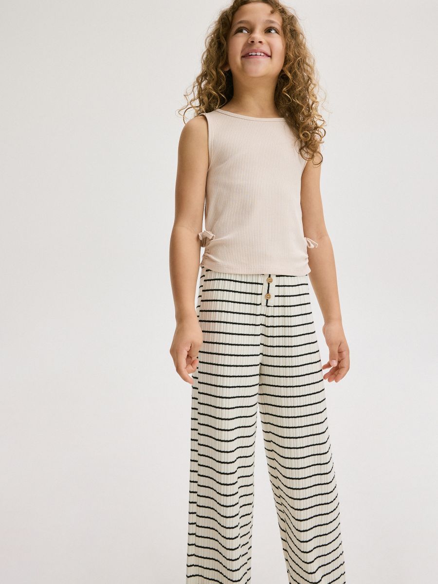 Stripe trousers - cream - RESERVED - 5