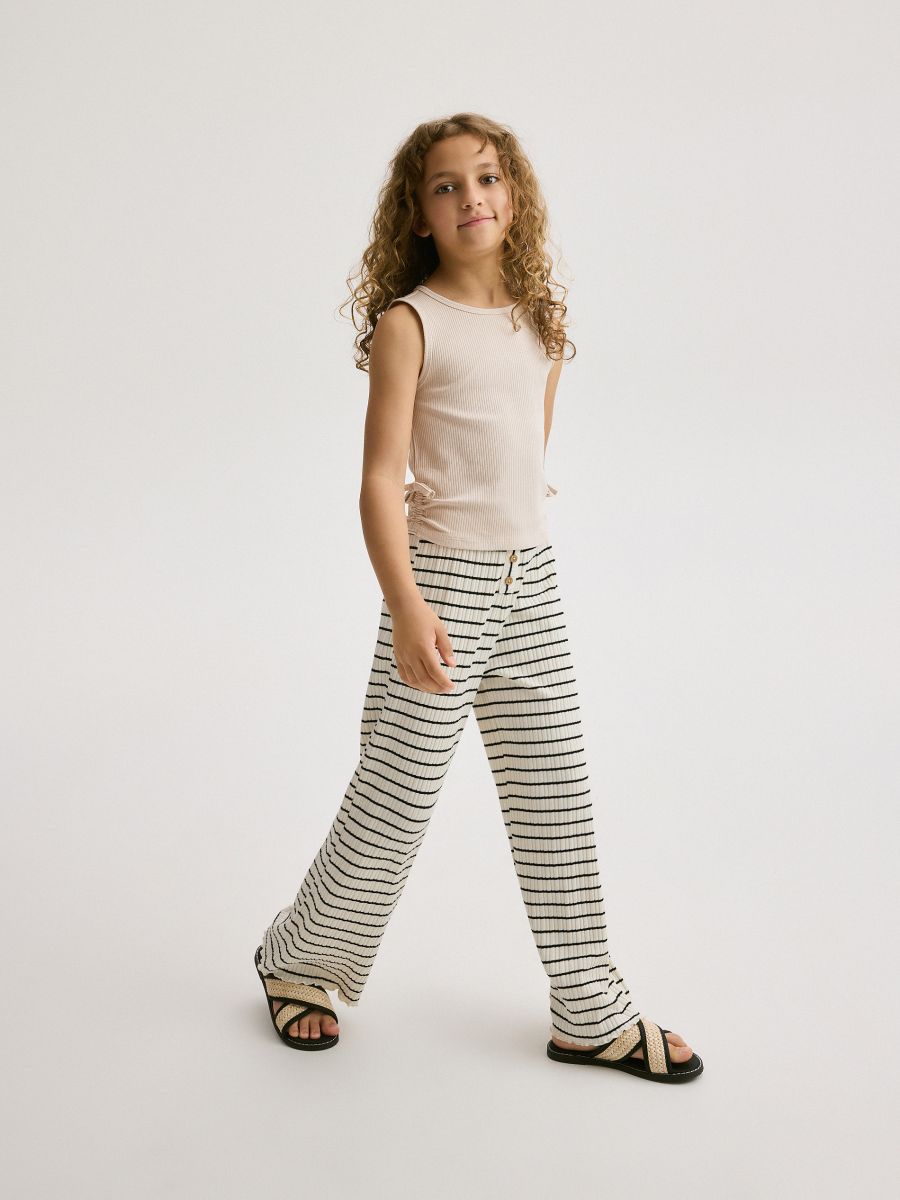 Stripe trousers - cream - RESERVED - 6
