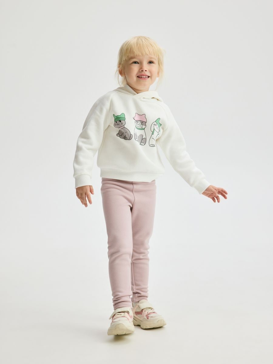 Insulated leggings - grape - RESERVED