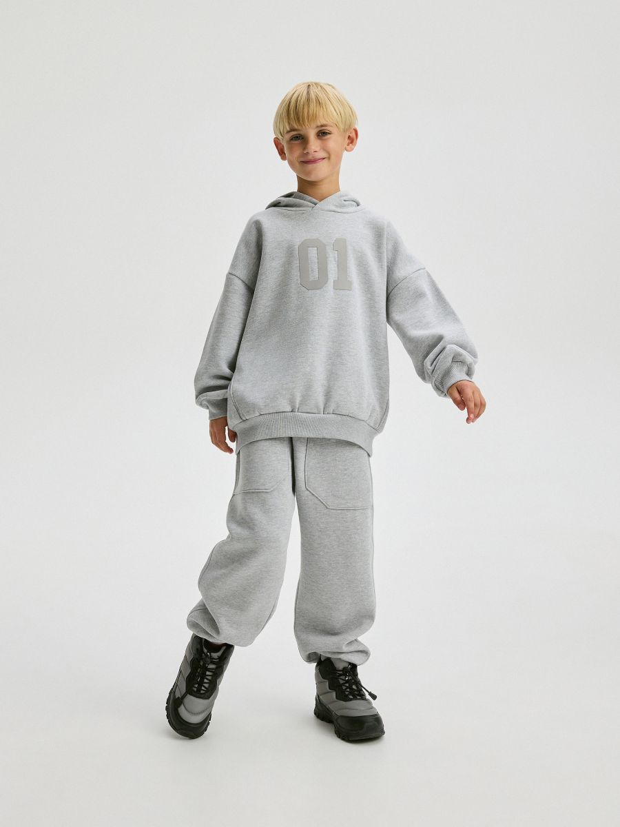 Cotton rich jersey set - light grey - RESERVED - 4