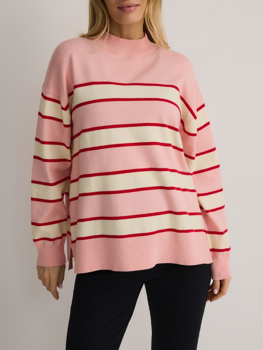 Pull à rayures - Multicolore - RESERVED - 5