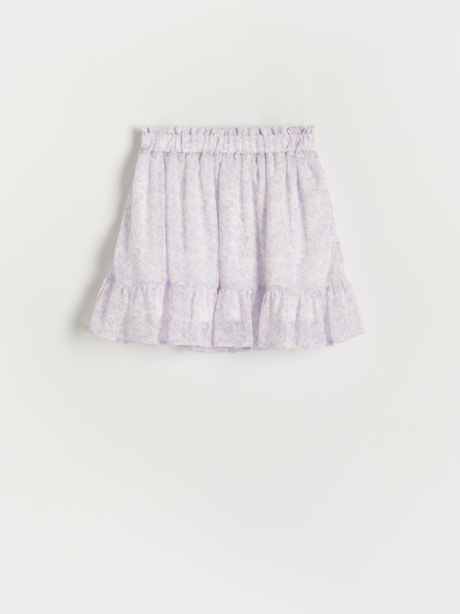 Flower skirt - lavender - RESERVED - 2