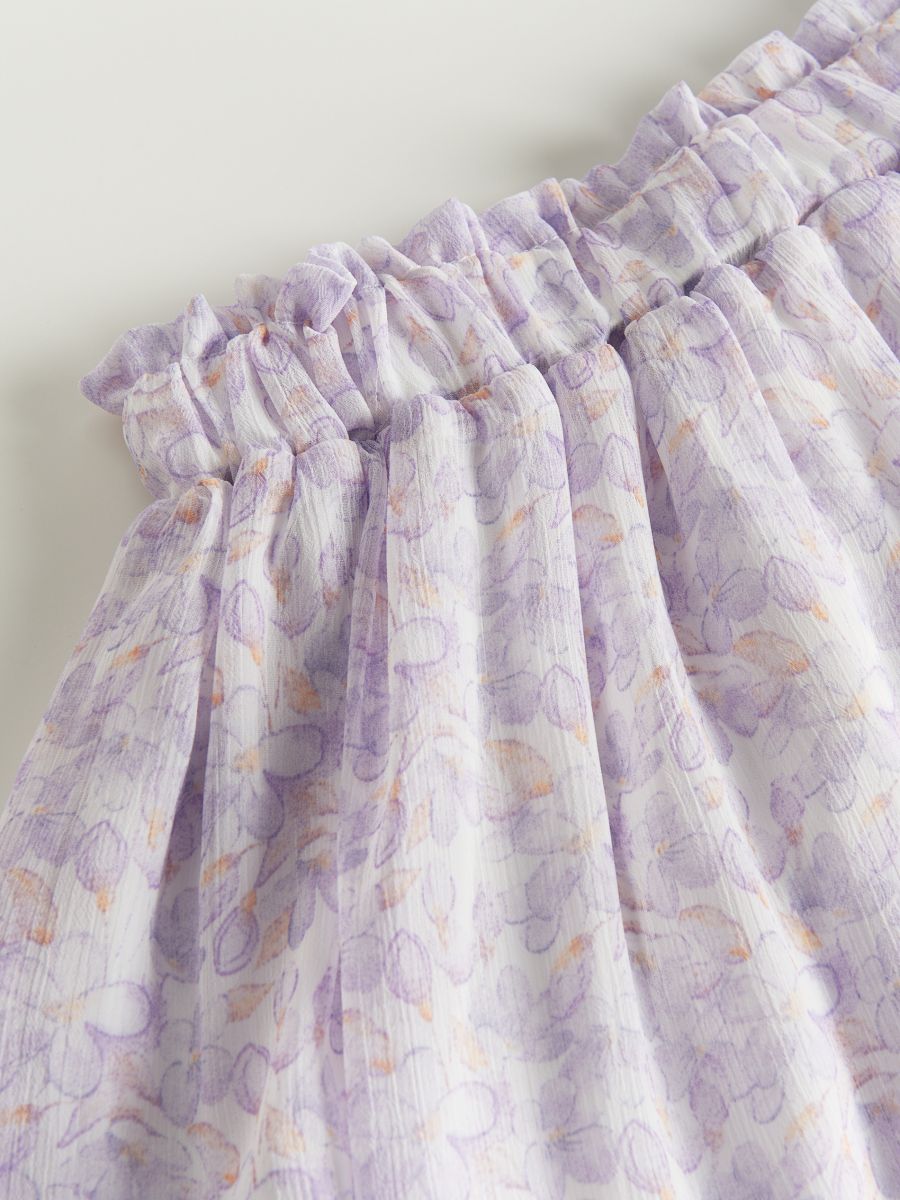 Flower skirt - lavender - RESERVED - 4