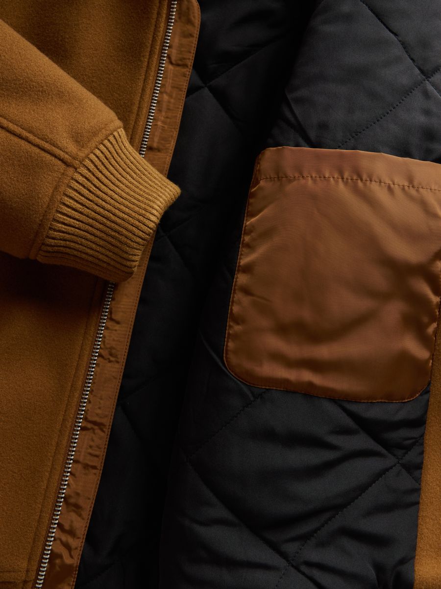 MEN`S OUTER JACKET - golden brown - RESERVED - 7