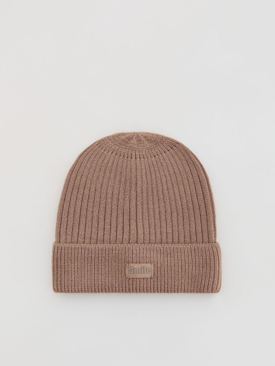 Viscose cap - coffee - RESERVED