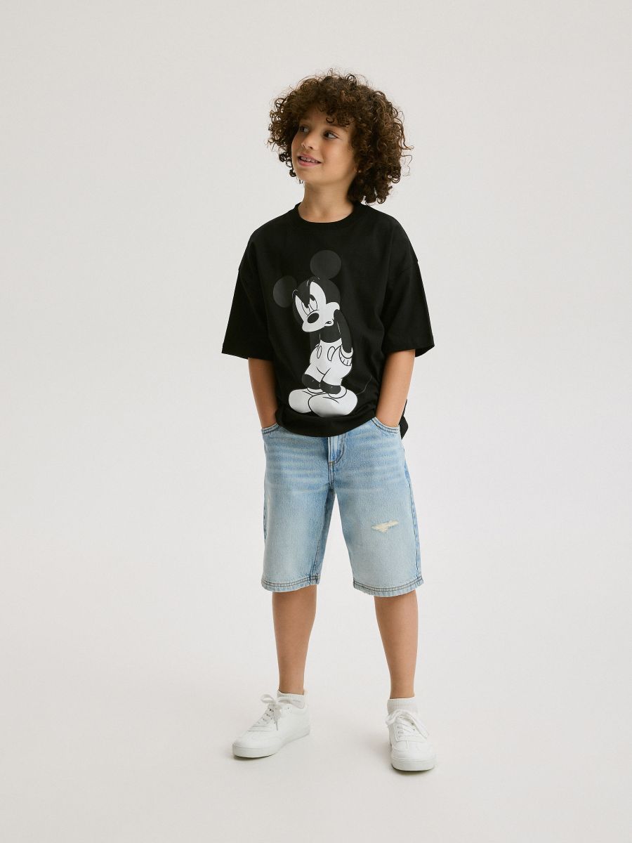 Oversized mickey mouse shirt on sale