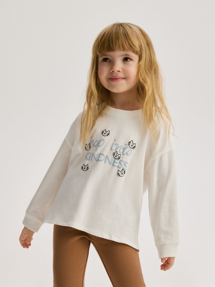 T-shirt with print - cream - RESERVED - 3