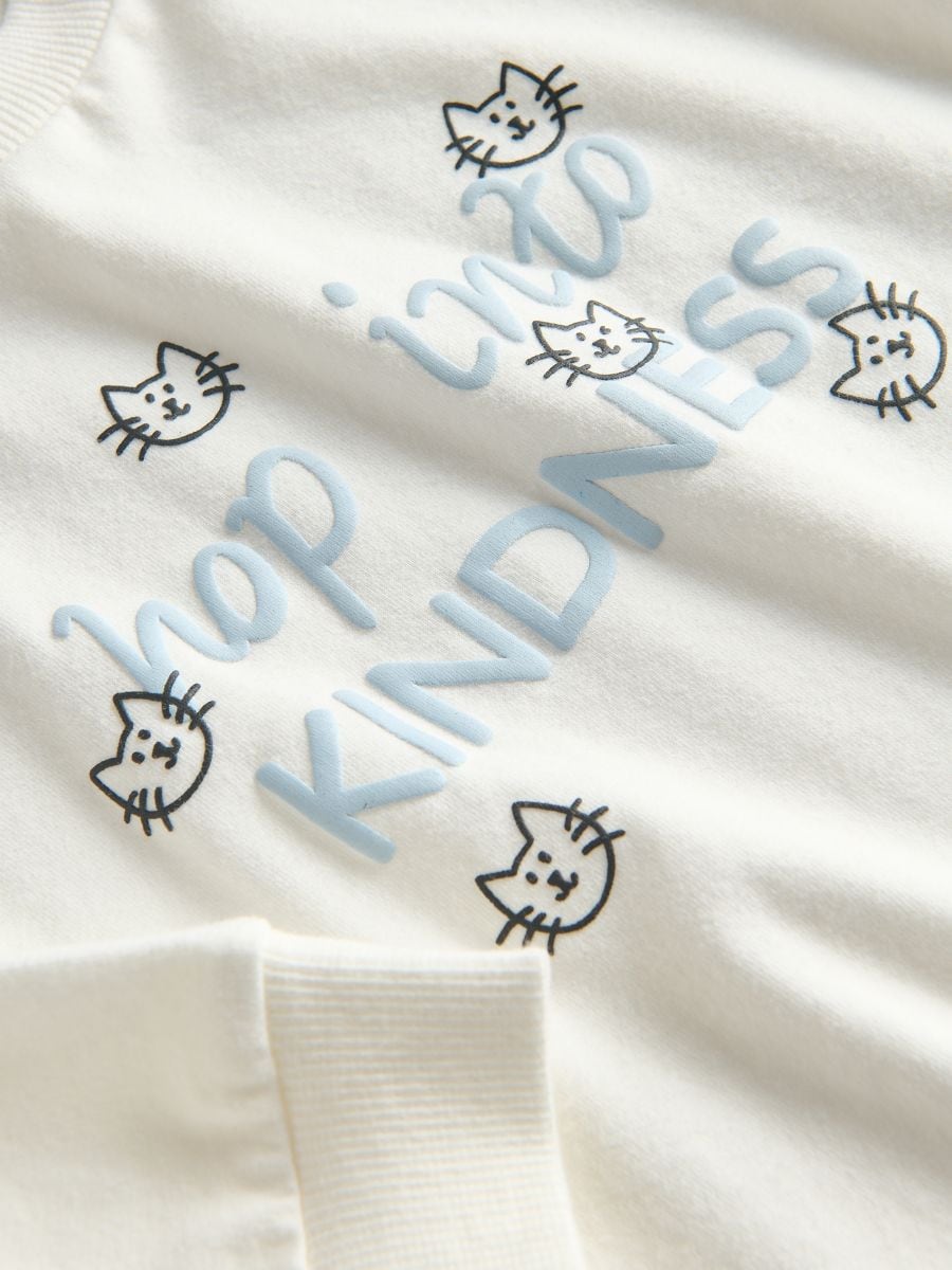T-shirt with print - cream - RESERVED - 5