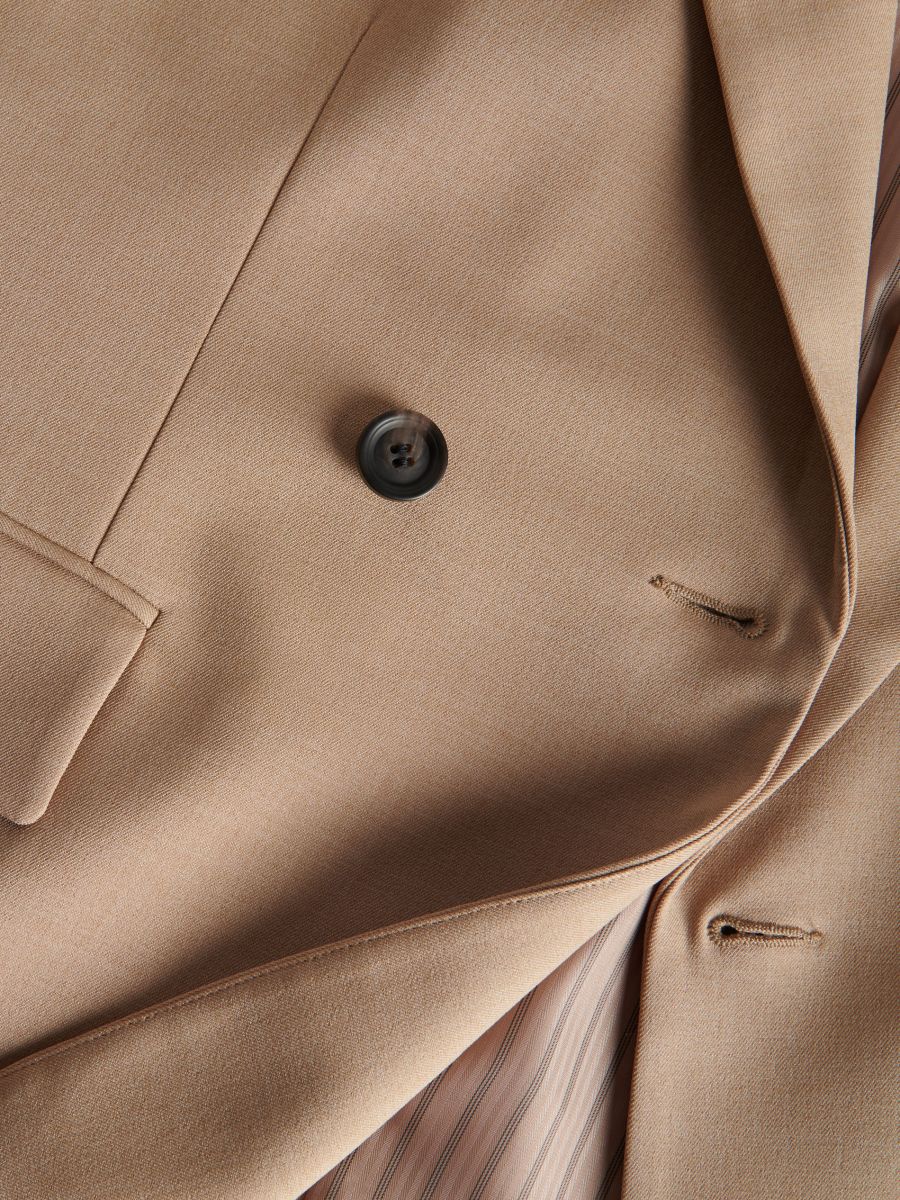 Doppelreihig Geknöpfte Weste - beige - RESERVED - 6