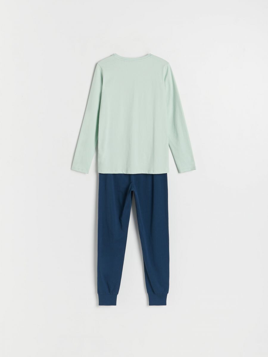 Two piece printed pyjama set - mint green - RESERVED - 2