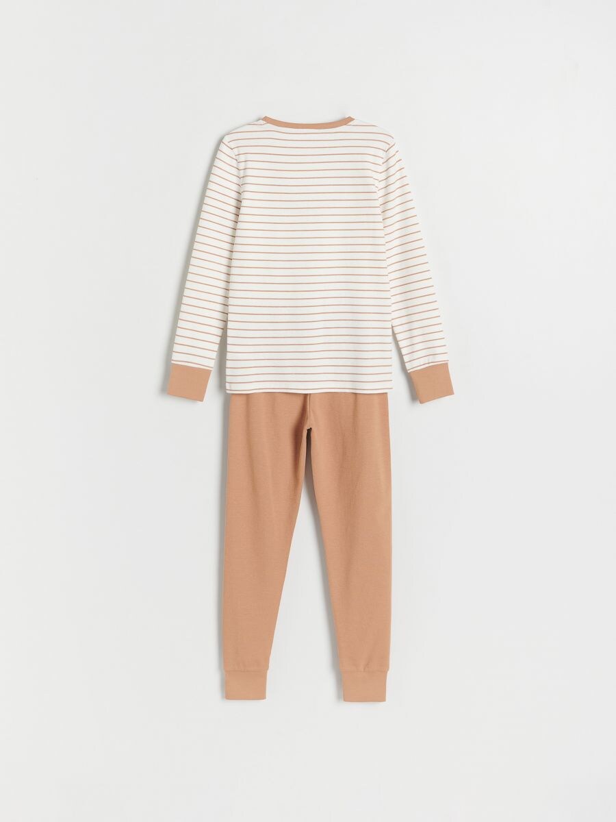 Two-piece striped PJs - coffee - RESERVED - 2