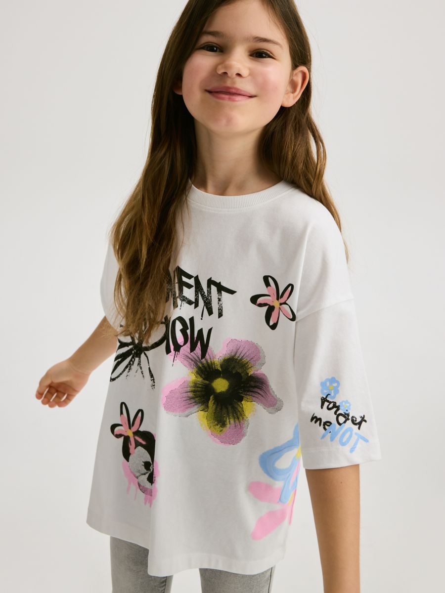 T-shirt with print - cream - RESERVED - 3