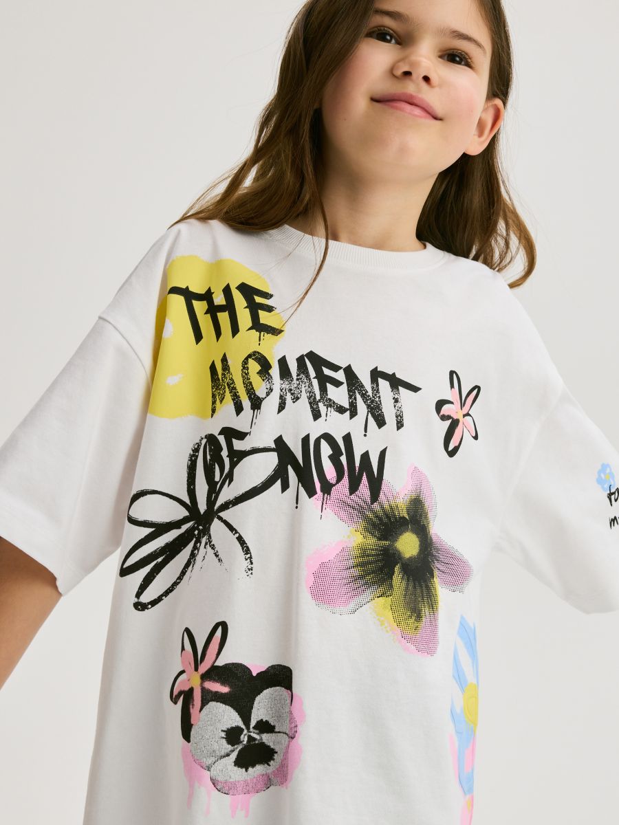 T-shirt with print - cream - RESERVED - 4