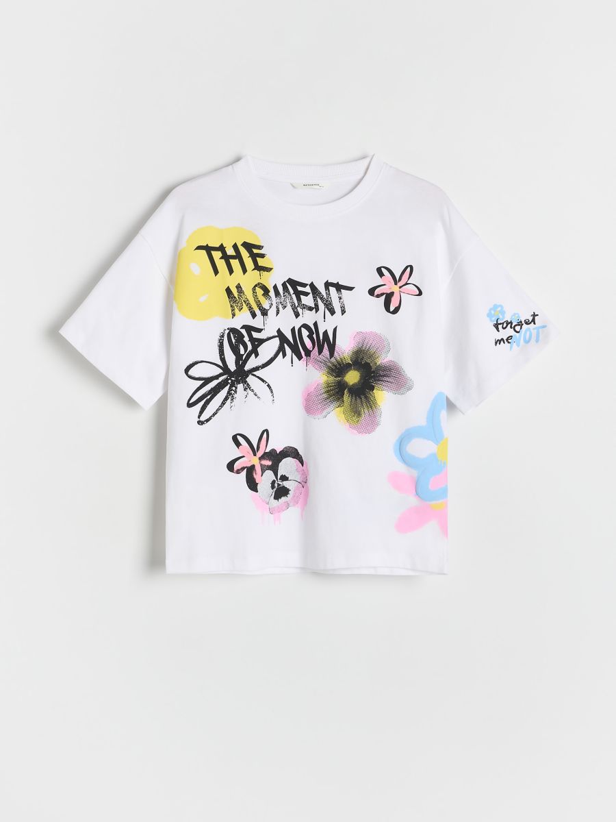 T-shirt with print - cream - RESERVED - 3
