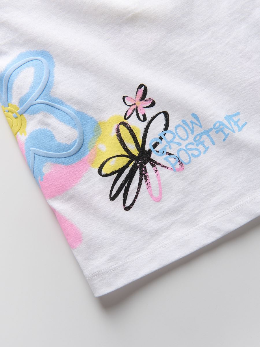 T-shirt with print - cream - RESERVED - 4