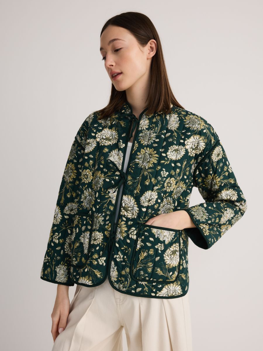 LADIES` JACKET - dark green - RESERVED - 4