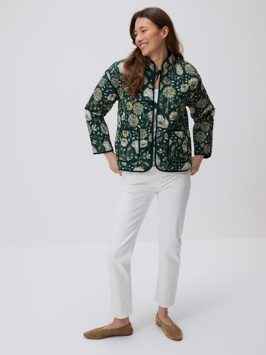 LADIES` JACKET - dark green - RESERVED - 3