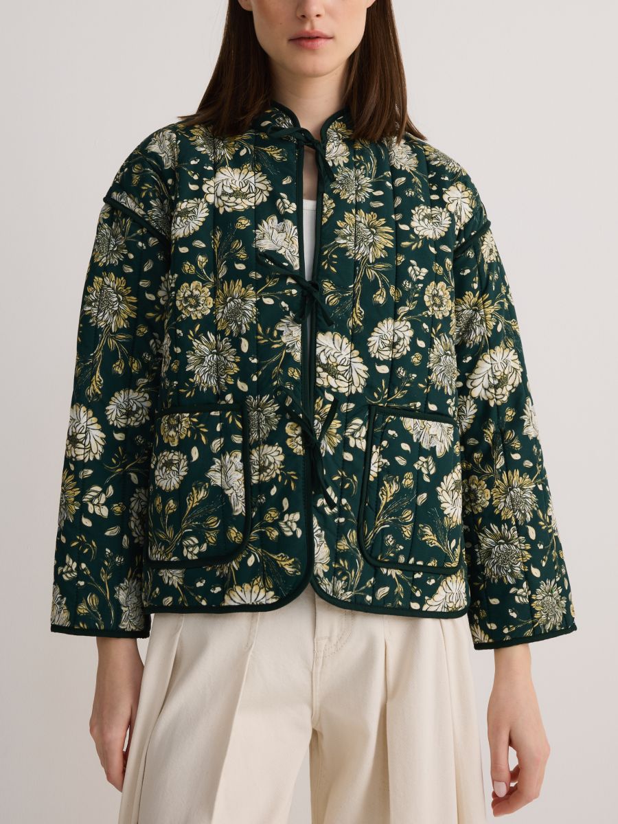 LADIES` JACKET - dark green - RESERVED - 2