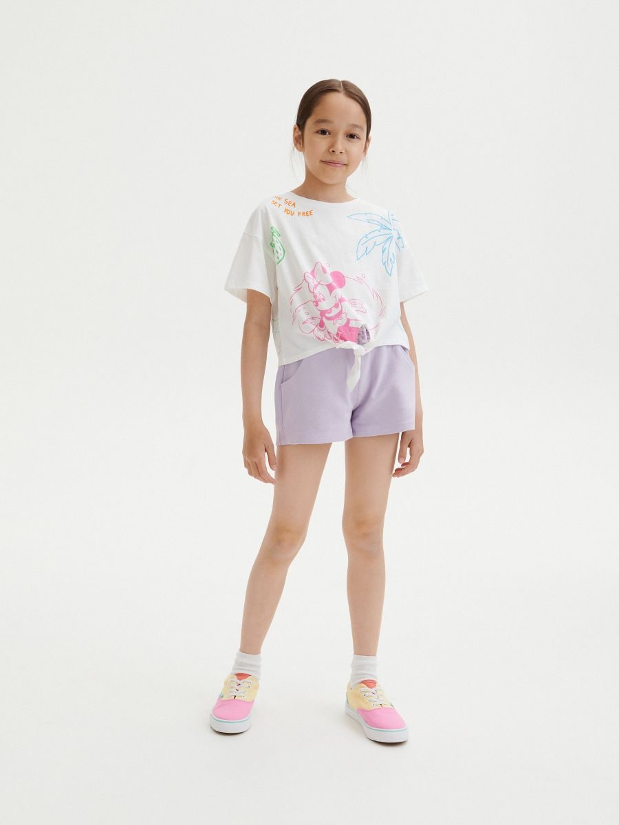 Paperbag shorts - mauve - RESERVED - 6