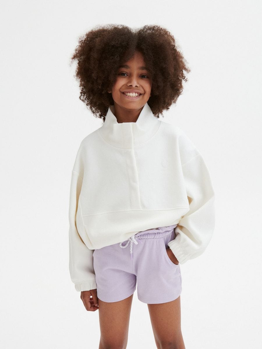 Paperbag shorts - mauve - RESERVED - 5