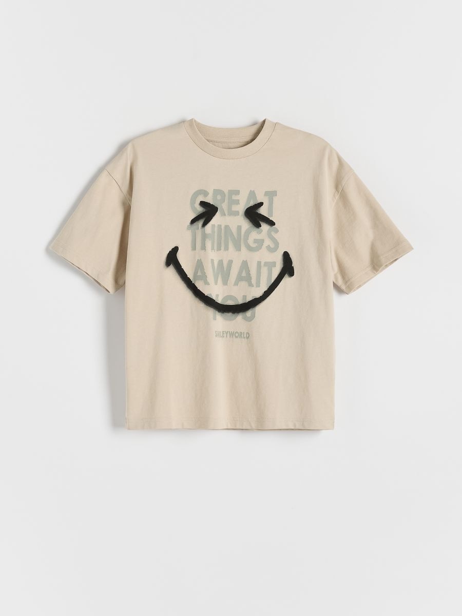 T-särk SmileyWorld® - beež - RESERVED - 2