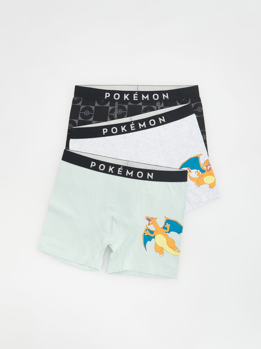 Pokémon boxers 3 pack COLOUR light grey - RESERVED - 8848W-09M