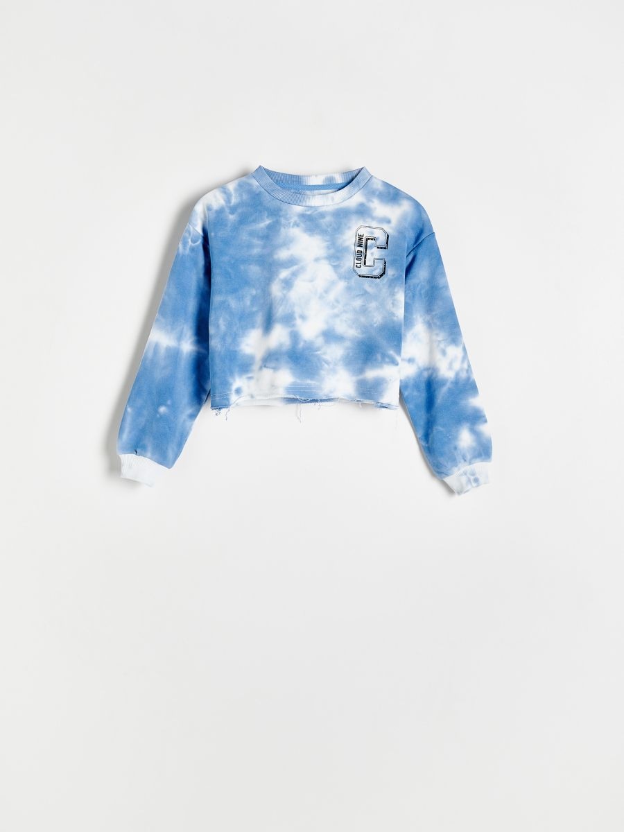 Tie dye effect sweatshirt - multicolor - RESERVED - 2