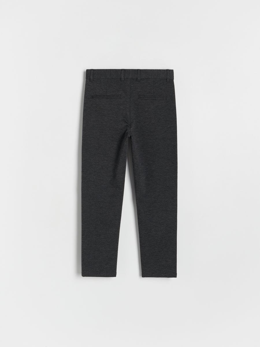 Elegant regular trousers - dark grey - RESERVED - 2