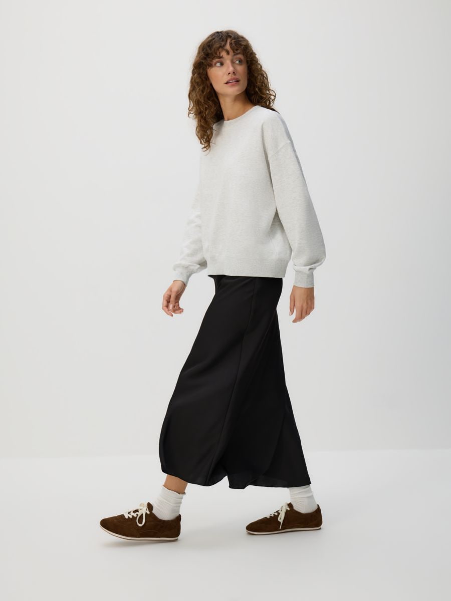 Midi skirt - black - RESERVED
