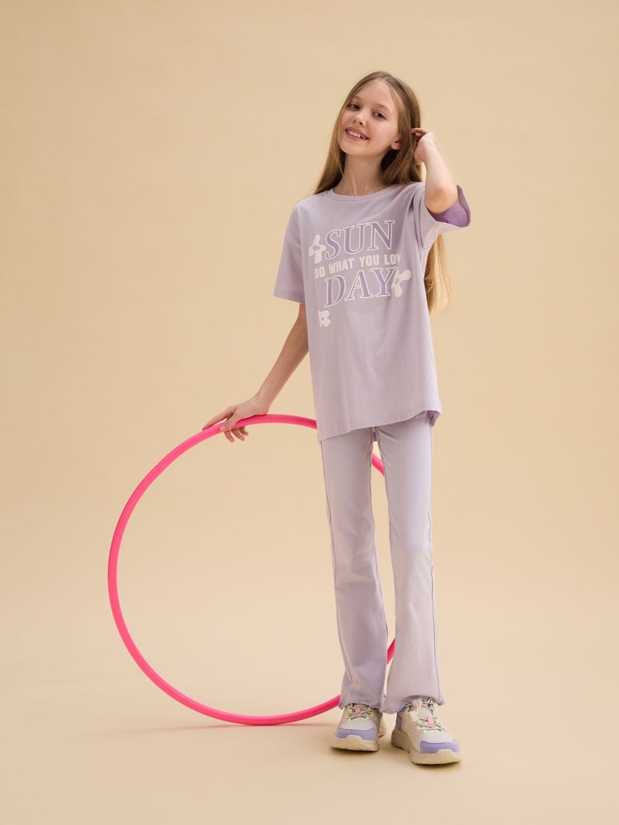 T-shirt with print - lavender - RESERVED - 5
