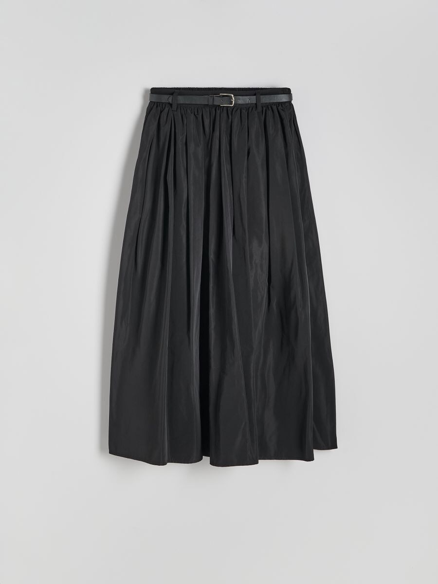 Gathered maxi skirt