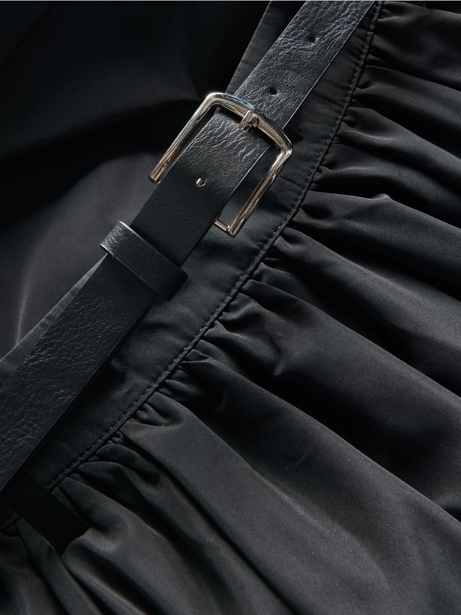 Nabran maxi krilo - črna - RESERVED - 2
