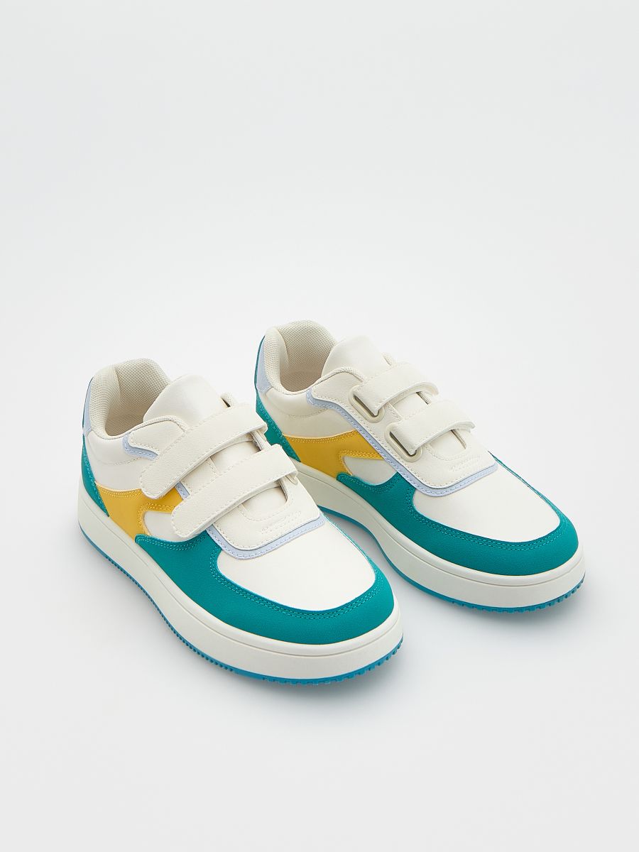 Trainers with Velcro fastening - cream - RESERVED - 2