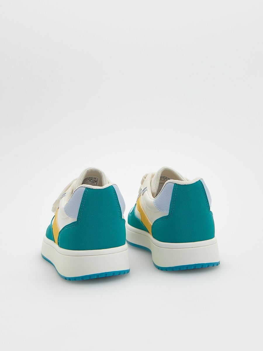 Trainers with Velcro fastening - cream - RESERVED - 3
