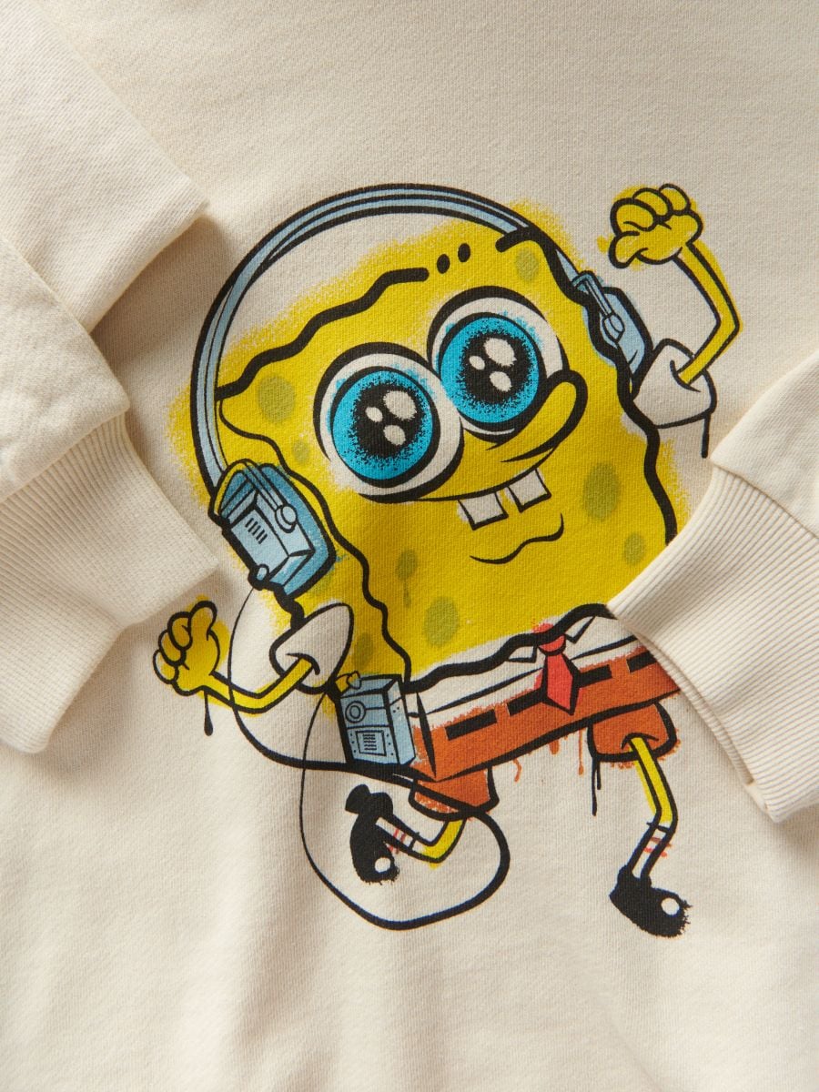 SpongeBob oversized hoodie - nude - RESERVED - 4